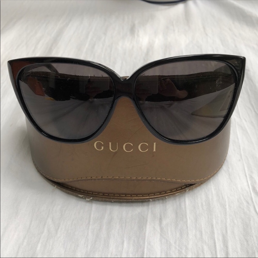 Gucci dark havana sunglasses